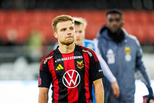 Östersunds Mykola Musolitin deppar