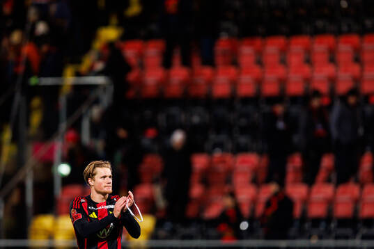 Östersunds Sebastian Karlsson Grach deppar