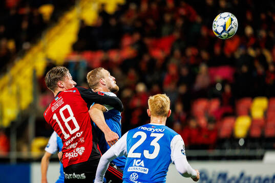 Östersunds Philip Bonde och IK Oddevolds Filip Karlin