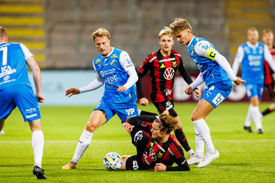 IK Oddevolds Gabriel Sandberg och Östersunds Sebastian