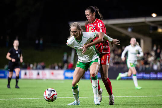 Hammarbys Ellen Wangerheim och KIF Örebros Aslaug Dora