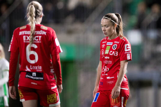 KIF Örebros Amanda Altheden deppar
