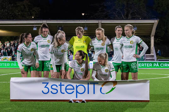 Hammarbys startelva samlas för en lagbild
