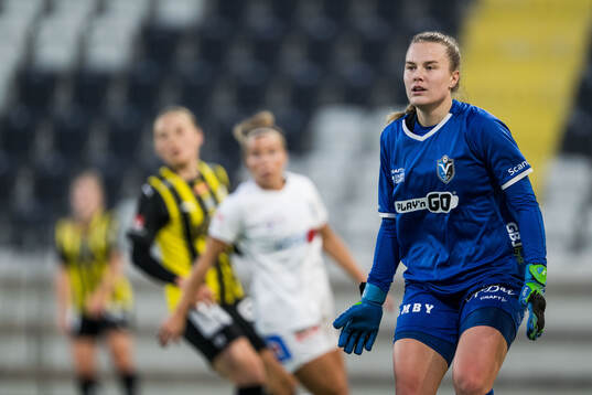Växjö DFFs målvakt Maja Bay Østergaard