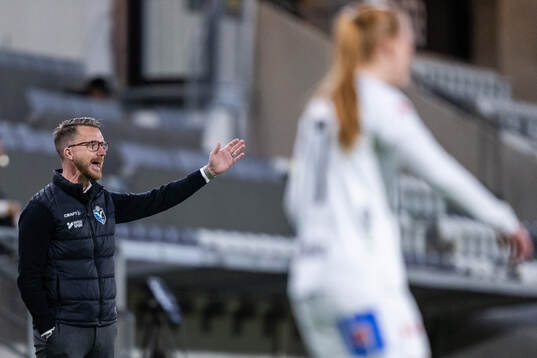 Växjö DFFs tränare Olof Unogård
