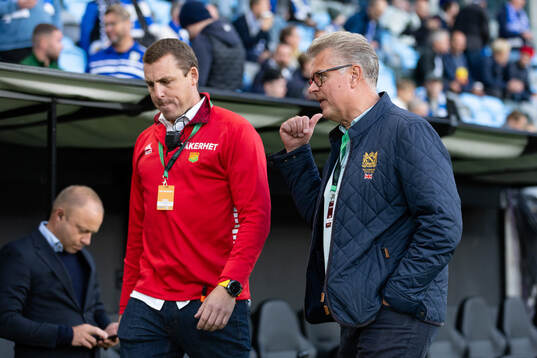 GAIS säkerhetschef Erik Bergkvist och vice ordförande