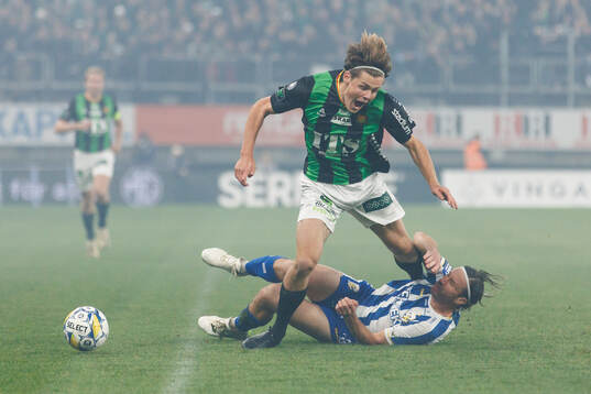 GAIS Axel Henriksson och IFK Göteborgs Gustav Svensson