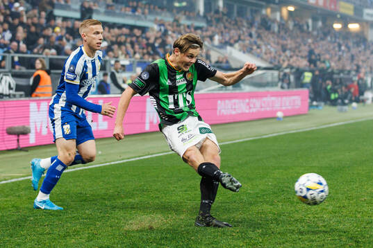IFK Göteborgs Oscar Wendt och GAIS Axel Henriksson