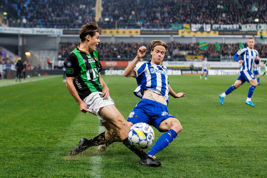 GAIS Axel Henriksson och IFK Göteborgs August Erlingmark