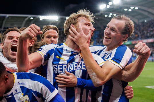 IFK Göteborgs Laurs Skjellerup jublar