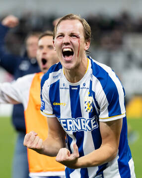 IFK Göteborgs Adam Carlén jublar