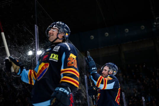 Djurgårdens Colby Sissons jublar