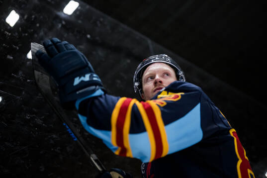 Djurgårdens Colby Sissons jublar