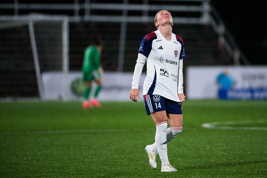 FC Rosengårds Emilia Larsson deppar