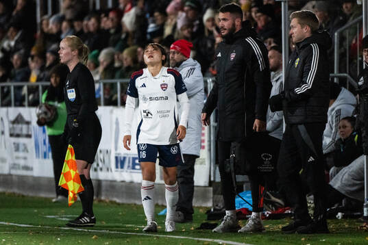 FC Rosengårds Mai Kadowaki har ont