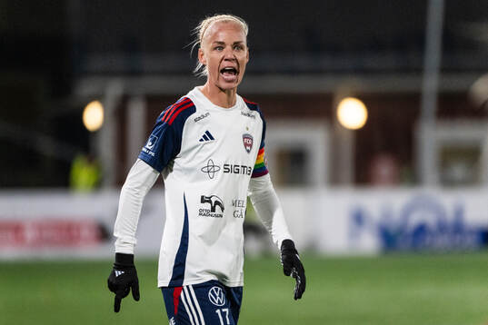 FC Rosengårds Caroline Seger reagerar