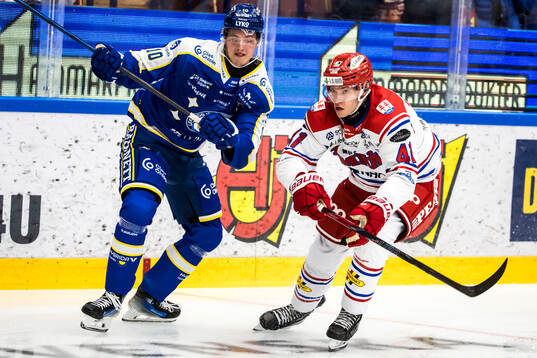 Leksands Anton Johansson och Timrås Maximilian Eisenmenger