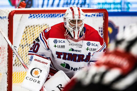 Timrås målvakt Jacob Johansson