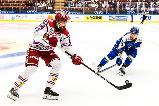 Timrås Emil Pettersson och Leksands Lucas Elvenes