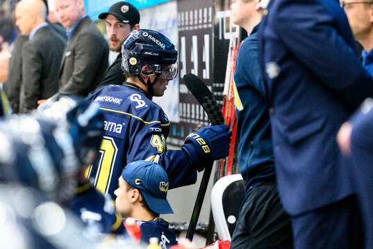 HV71s Oskar Stål-Lyrenäs deppar