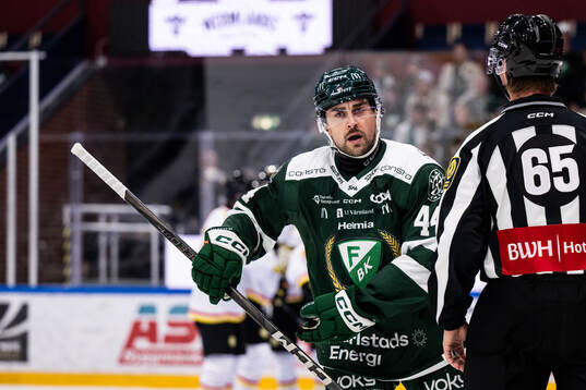 Färjestads Jonathan Andersson deppar