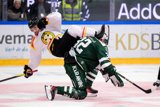 Brynäs Bobby Trivigno och Färjestads Magnus Nygren