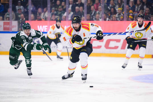 Färjestads Joakim Nygård och Brynäs Anton Rödin