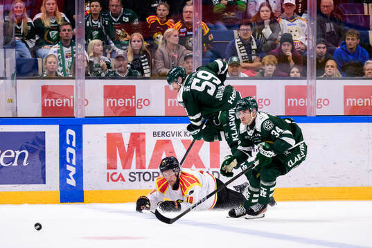 Brynäs Johan Larsson och Färjestads Michael Lindqvist