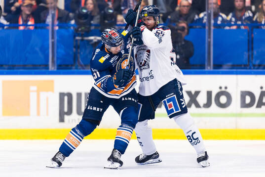 Växjös Emil Sylvegård och Linköpings Arvid Aronsson