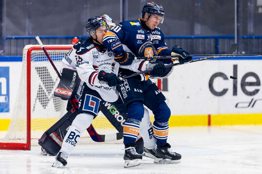 Linköpings Arvid Aronsson och Växjös Dennis Rasmussen