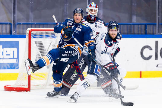 Växjös Emil Sylvegård och Linköpings Linus Hultström