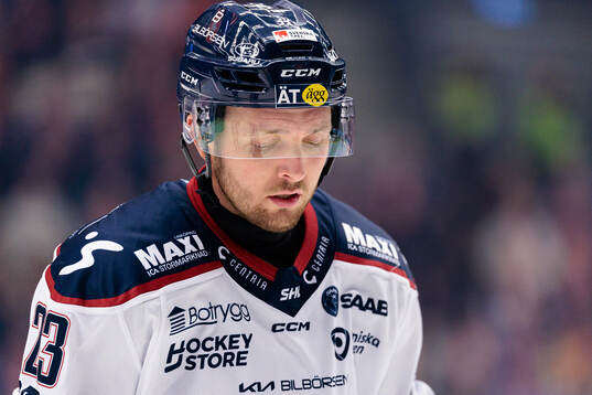 Linköpings Robin Kovacs deppar