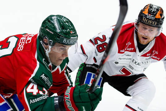 Frölundas Tom Nilsson och Örebros Linus Arnesson