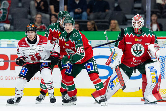 Örebros Robert Leino och Frölundas Dominik Egli