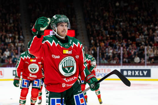 Frölundas Erik Thorell jublar