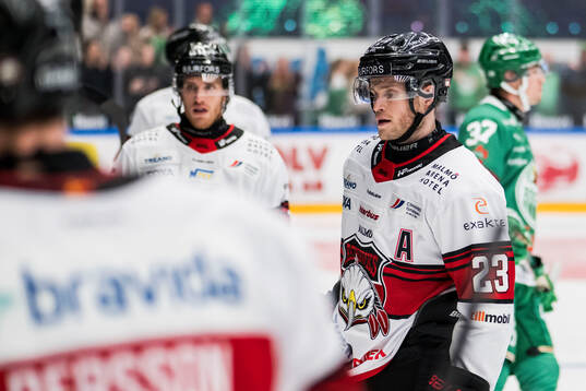 Malmö Redhawks Christoffer Forsberg deppar