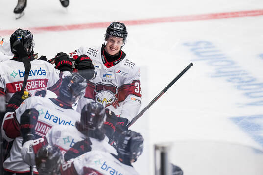 Malmö Redhawks Lassi Thomson jublar