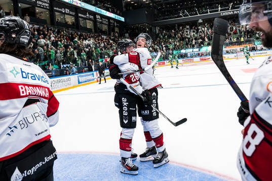 Malmö Redhawks Teemu Kivihalme ochWilliam von Barnekow