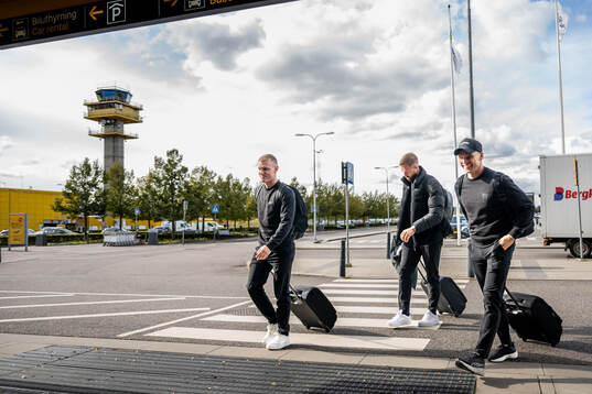 Sebastian Jörgensen, Pontus Jansson and Jens Stryger
