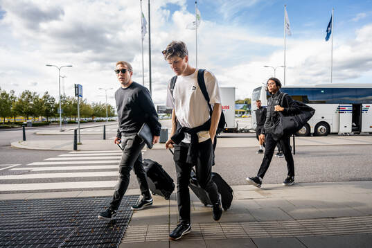 Anton Tinnerholm and Oliver Berg of Malmö FF