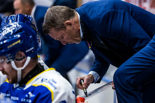 Leksands tränare Charles Berglund