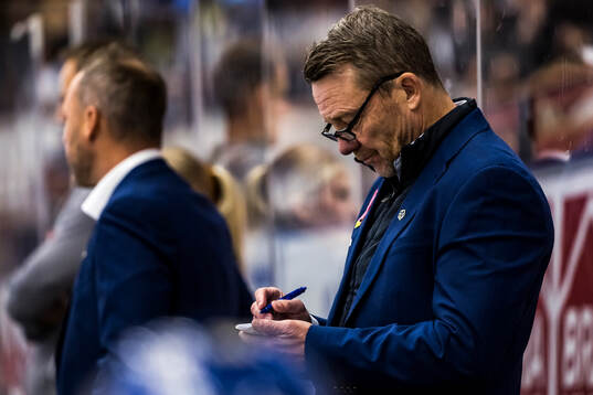 Leksands tränare Charles Berglund