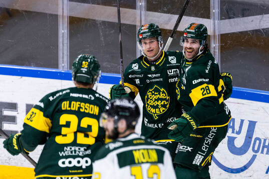 Björklövens Marcus Nilsson jublar