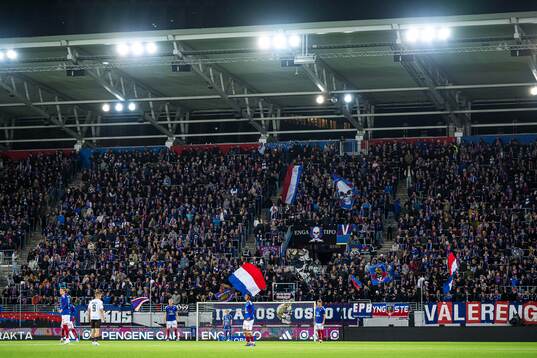 Spectators in the stands