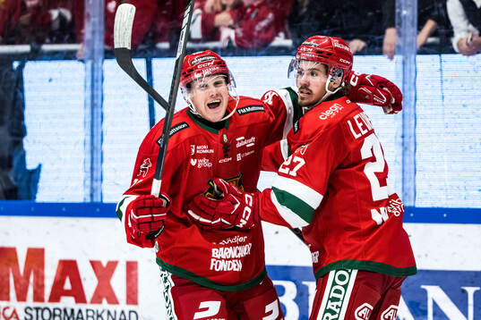 Moras Gustav Salmi-Lilja och IK Oskarshamns Gustaf Westlund