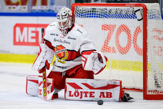 Almtunas målvakt Oskar Blomgren