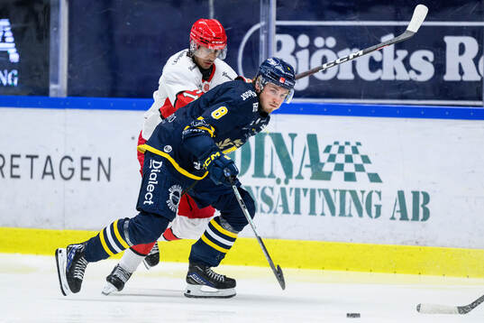 Almtunas Marcus Karlström och Södertäljes William Wiå