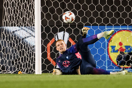 Goalkeeper Joakim Persson of Malmö FF