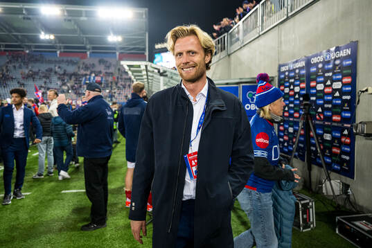 Andreas Aalbu of Vålerenga celebrates