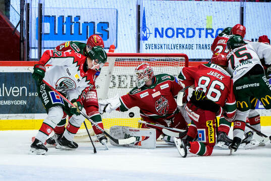 Frölundas David Edstrom gör 0-2